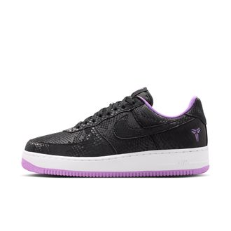 Nike Mens Kobe Air Force 1 Low Shoes in Black | IB0018-007