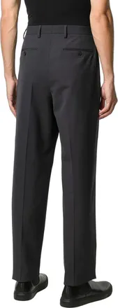 Valentino Belted Tailored Cut Trousers - Gray