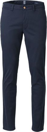 Meyer Chino in diverse kleuren - Heren - Chinos - Blauw - W28 - Katoen - Broeken