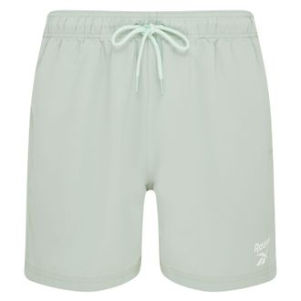 Reebok Badeshorts REEBOK Yale, Herren, Gr. XL, N-Gr, gr&uuml;n (light sage), Microfaser, Polyester, clean, unifarben, Badehosen Badeshorts, mit Kordelzug und elas