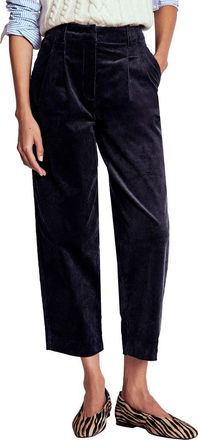 Boden Bloomsbury Corduroy Ankle Straight Leg Pants in Navy at Nordstrom, Size 12