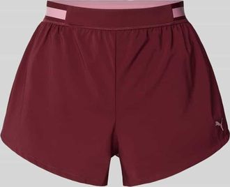 Puma Shorts mit elastischem Bund in Bordeaux, Gr&ouml;&szlig;e L