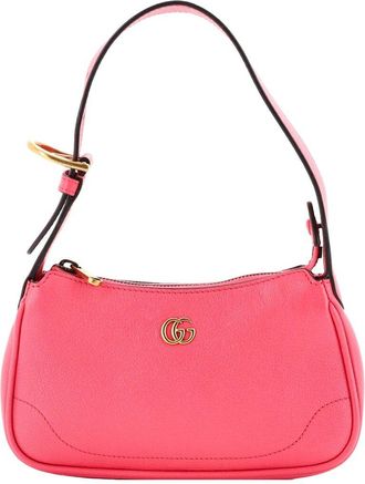 Gucci Pink Sheep Leather Aphrodite Shoulder Bag Mini (Authentic Pre-Loved)