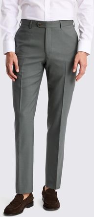 Vitale Barberis Italian Tailored Fit Khaki Trousers