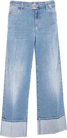 Liu Jo Denim Jeans With Button And Zip Closure
