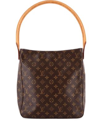 Louis Vuitton Looping Handbag Monogram Canvas GM shoulder bag - Bruin
