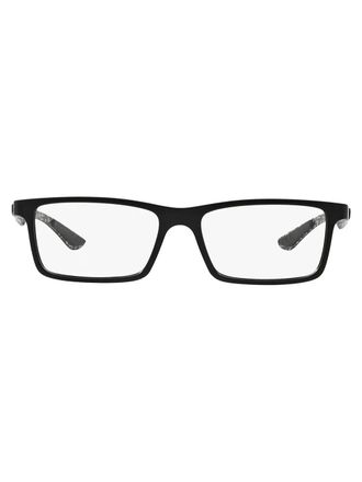 Ray-Ban rectangle-frame glasses - unisex - Metal - 53 - Black