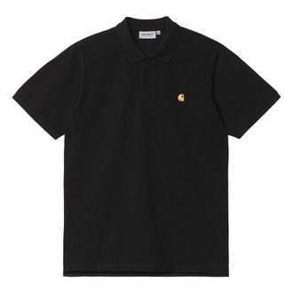 Carhartt Work in Progress Chase Polo - Dames - Polos - Zwart - S - Katoen - Tops