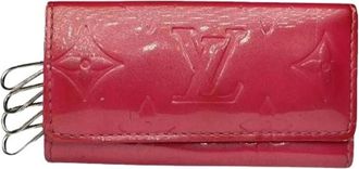 Louis Vuitton Pre-owned Accessories, female, Red, Size: ONE SIZE Pre-owned Canvas Key-Holder