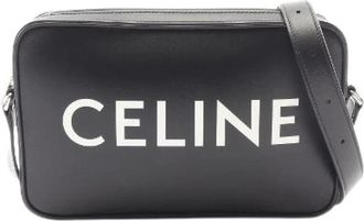 Celine Pre-owned Medium Messenger Bag Leren Schoudertas - Heren - Vintage Schoudertas - Zwart - ONE Size - Leer - Vintage