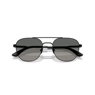 Giorgio Armani 0ar6178 Metal Frame Sunglasses with Double Bridge Design