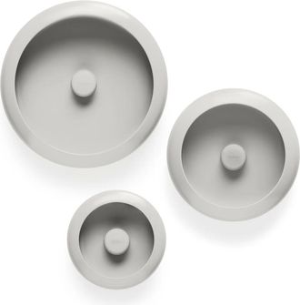 Fatboy Oloha Trio Schale mit LED Akkuleuchte, hellgrau