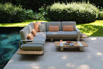 OEM Conjunto De Muebles De Jard&iacute;n Dox 270x270 Zumm De Teca Blanca Homms