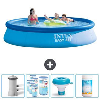 Intex Piscina Easy Set Redonda - 396x84 Cm - 5-piezas Scb89