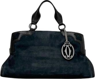 Cartier Pre-owned Vintage Handbag - Dames - Vintage Handtas - Zwart - ONE Size - Leer - Vintage
