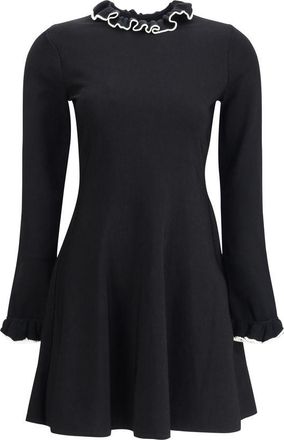 Valentino Black Viscose Casual Womens Dress