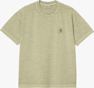 Carhartt Work in Progress Mens Carhartt WIP Nelson T-Shirt Gentle Green/Garment Dyed - Tan - Size: 42