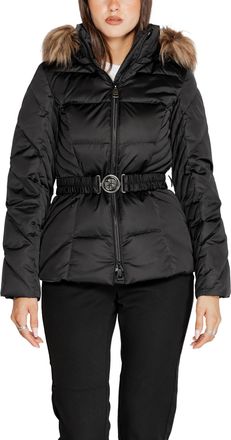Guess Gewatteerde Jas met Capuchon Zwart
