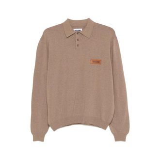 Magliano Polo Shirts, male, Beige, Size: L Polo Sweater