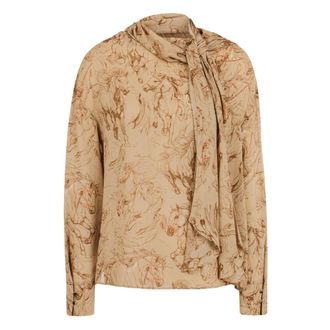 Marc Cain Blusa - Blouses & Shirts - Mujer - Marr&oacute;n - L
