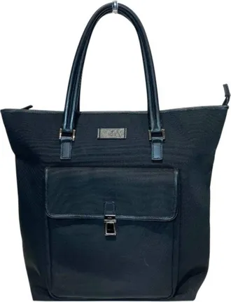Gucci Black Gg Supreme Handbag Tote Bag (Pre-Owned)