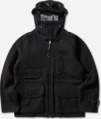 C.P. Company Men s Duffel Medium Jacket Black