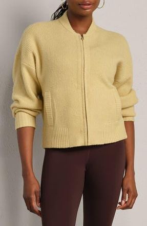Rhone Westside Zip Cardigan in Golden Flax at Nordstrom Rack, Size Small