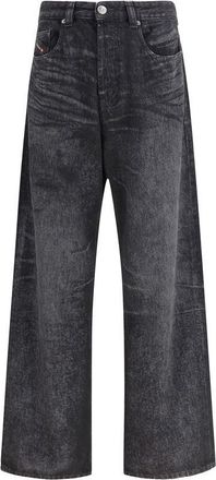 Diesel Cotton Relaxed Fit Mens Jeans