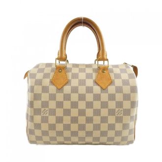 Louis Vuitton Azur Coated Canvas Boston Bag (Pre-Owned)
