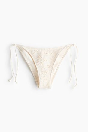 H&M Tie-Tanga Bikinihose - White
