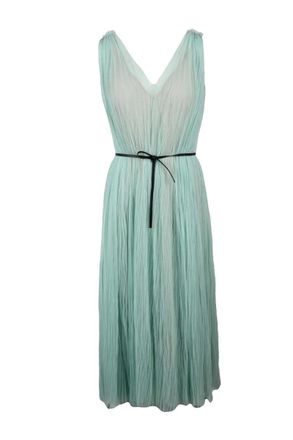 Fabiana Filippi Long Tulle Dress - Green