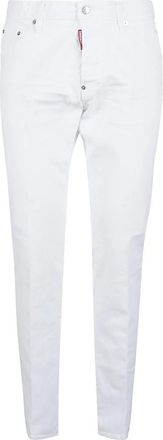 Dsquared2 Cool Guy Jeans - Heren - Slim Fit Jeans - Wit - M - Katoen - Jeans