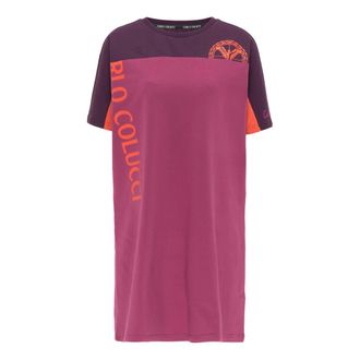 Carlo Colucci Dames, Jurken, Paars, Maat: 2XL