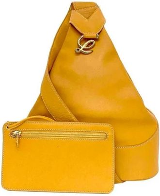 Loewe Pre-owned Fabric shoulder-bags - Dames - Vintage Schoudertas - Geel - ONE Size - Vintage