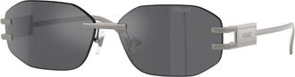 Versace VE2274 10016G Womens Sunglasses Gunmetal Size 58