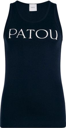 Patou Logo-Print Tank Top