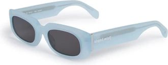Palm Angels Unisex Black Oval Sunglasses PERI104NOAH 4007