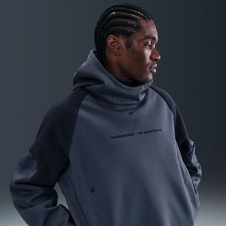 Nike Mens Tech Boreas Oversized Hoodie in Blue | IB3363-437