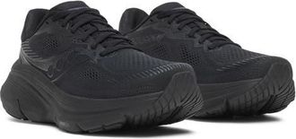 Saucony Guide 19 Running Shoe in Triple Black at Nordstrom, Size 11.5