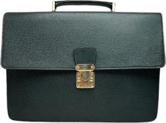 Louis Vuitton Pre-owned Vintage Handtas - Dames - Vintage Handtas - Groen - ONE Size - Leer - Vintage