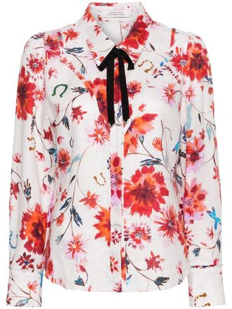 Dorothee Schumacher Ease I floral-print shirt - Neutrals