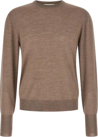 Maryya Trui met ronde hals - Heren - Ronde hals truien - Grijs - L - Wol - Truien & Vesten