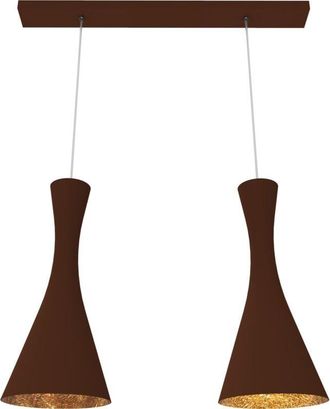 Lumicom Jaqueline L&aacute;mpara De Techo Lineal Corten Hoja