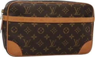 Louis Vuitton Pre-owned Clutches, female, Brown, Size: ONE SIZE Pre-owned Vintage Monogram Clutch