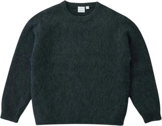 Gramicci Mohair Sweater - Heren - Ronde hals truien - Grijs - S - Wol - Truien & Vesten