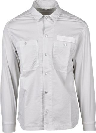 Replay Casual Shirt - Heren - Casual Overhemden - Grijs - L - Katoen - Overhemden