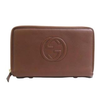 Gucci Pre-owned Wallets, unisex, Brown, Size: ONE SIZE Pre-owned Long Wallet (Bi-fold)
