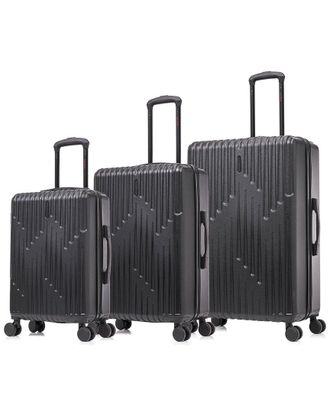 InUSA Inusa Drip Lightweight Hardside Spinner 3Pc Luggage Set