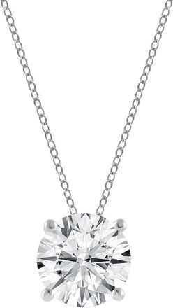 Grown Brilliance 14KT White Gold 3.00 Carat Lab Grown Diamond Pendant Necklace for Women