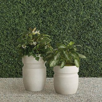 Frontgate Set of 2 Corbyn Planters - Set | 21 & 28 - Frontgate